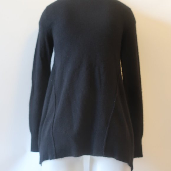 Womens Scoop NYC Black V-Neck Cashmere Knit Sweater S * - Picture 9 of 14